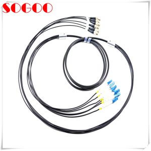 G657A1 Multimode Armored Outdoor Fiber Patch Cable 4 6 8 12 Core High Tensile