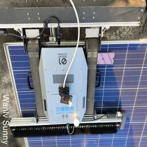 China High Pressure Water Pump Clean-In-Place Solar Panel Cleaning Robot with Remote Control on sale