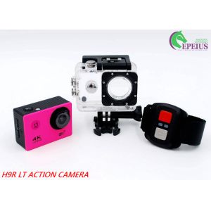 H9RLT 4G Waterproof Helmet Camera With 140 Lens , 2.4G Remote Control Camera