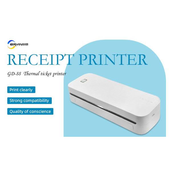 NO Color Print Speed Handheld Mini Portable Usb Thermal Printer Max Paper Size 210mm
