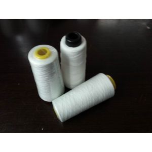 30s/2 Polyester Ring Spun Yarn , Raw White Polyester Thread