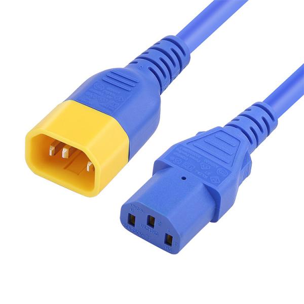 Quality C13 C14 Power Cable For Computer Extension Cord UL VDE IEC 1.2m 1.5m 1.8m wholesale