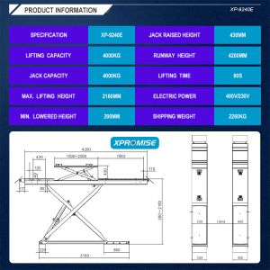 Garage Equipment Made In China Factory Price 3d Wheel Alignment Scissor Lift For