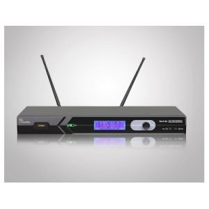 PLL Synthesized UHF Dual Channel Wireless Microphone System 100M Operating Range