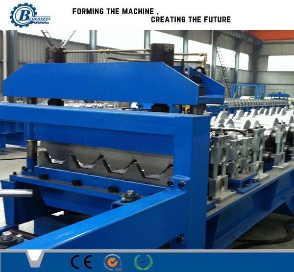 Quality Galvanized Steel Trapezoidal Sheet Metal Roll Forming Machines High Speed wholesale