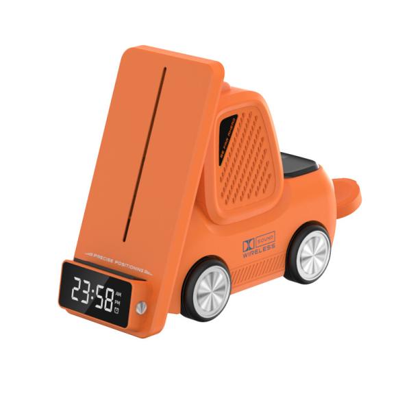 15W Fast Charge Wireless Charging Pad with ABS Inside and LED Light for Phone in