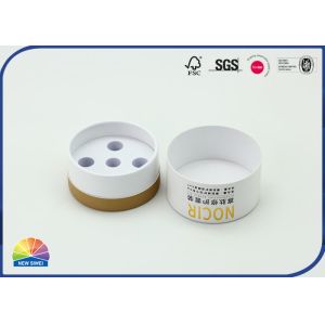 Gold Stamping Cardboard Tube Packaging Boxes With Custom Inserts