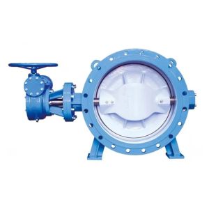 Manual Operation Double Eccentric Flange Butterfly Valve for Medium Temperature
