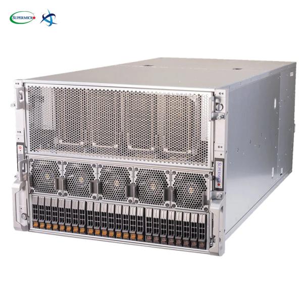 Quality 8U GPU Server with AMD EPYC 9004 Processors and 8 Onboard GPUs for High Performance Computing wholesale
