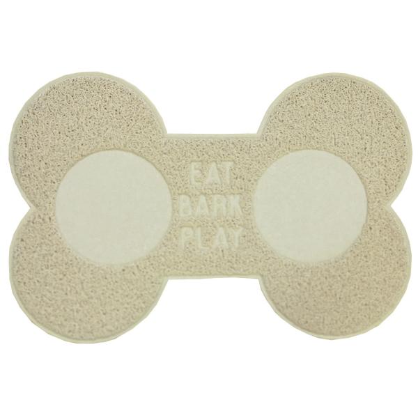 Quality Customized Waterproof PVC Bone Shaped Dog Mat wholesale