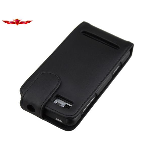 Genuine Leather MOTO XT615 Flip Cases Magnetic Buckle Design Accurate Holes Dirtproof