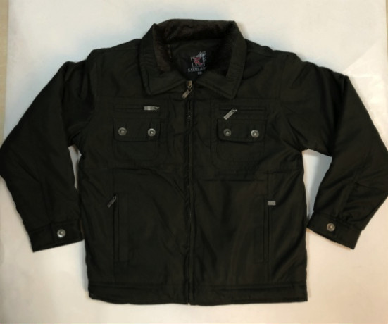 Quality Windbreaker Kids Padded Jacket , Boys Padded Waterproof Jacket 4 Pockets wholesale