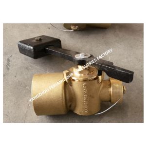 SELF-CLOSING VALVE FOR TANK SOUNDING. WITH VENT VALVE. MODEL-FH-50A MATERIAL -