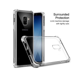Shockproof Transparent Silicone TPU Phone Cases For Samsung Galaxy S9 Plus Clear
