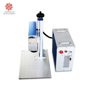 Pulsed Portable Mini Fiber Desktop Laser Marking Machine 0.1mm Mark Line Width