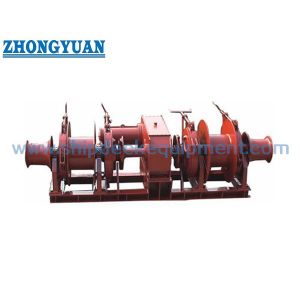 Electric Anchor Windlass & Mooring Winch with Single Gypsy Double Drum