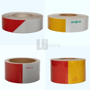 Chevron Right / Left Hand Honeycomb Reflective Tape Yellow And Red