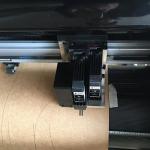 Vertical CAD Paper Pattern Graph Contour Inkjet Cutter for Fast and Accurate
