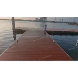 Marine Aluminum Floating Dock WPC Decking Finger Pontoon Dock Pier
