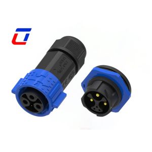 Cheap Waterproof Connector M25 3+3 Pin IP67 15A Male Female Quick Lock Plug Socket for sale