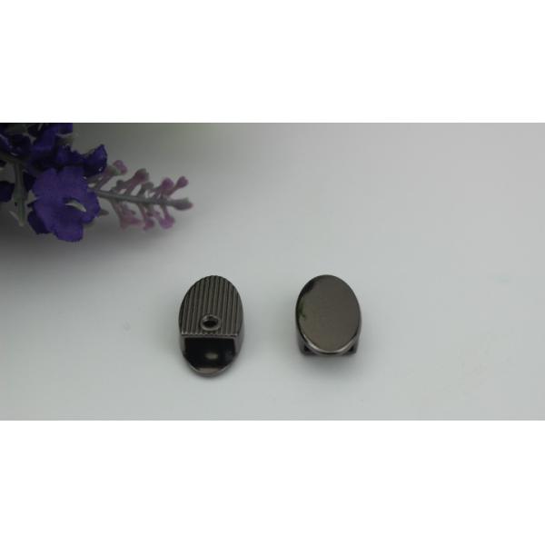 2019 Purse hardware gunmetal color metal cord end clips with screws