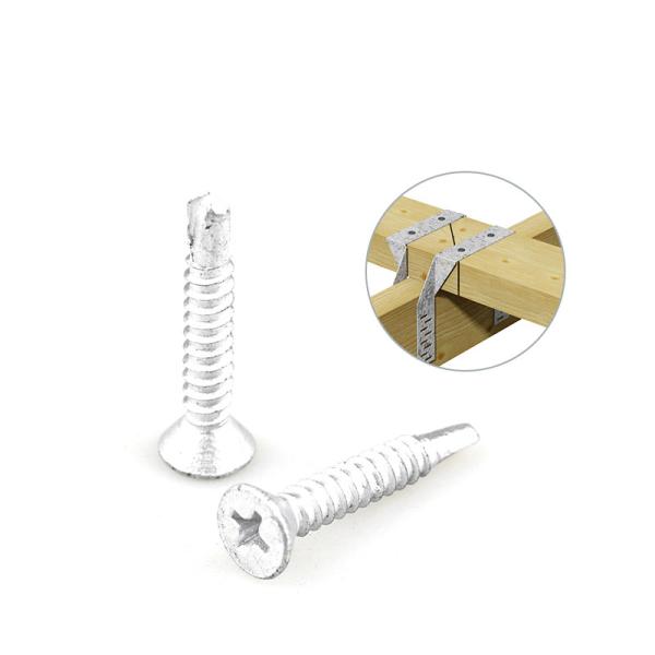 Quality T/T Payment Term Metric Coated 4.8x25 Bimetal Countersunk Drilling Screws for Purlin wholesale