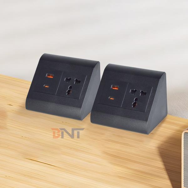Quality Universal Socket for Office & Home 1 Outlets Tabletop Power Socket with USB A+C Outlets IP44 for Multiple Devices wholesale