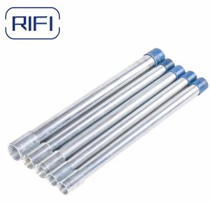 Pre-Galvanized Intermediate Metal Conduit Pipe 1/2"-4" For Cable Wire Protection