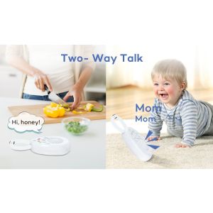 Two Way Talk Audio Baby Call Monitor Alarm Clear Sound 1000ft Wireless