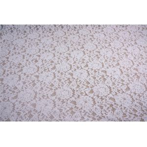 150 CM X 150CM Multi Color Big Flower Eyelash Lace Fabric with kniting cord