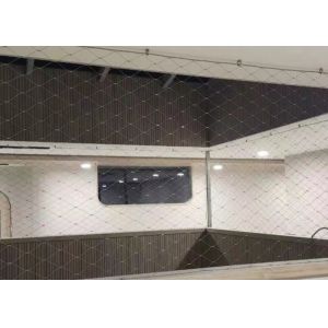 2.0mm 7*7 Wire Rope Mesh Anti Drop Steel Cable Netting PVC Coated