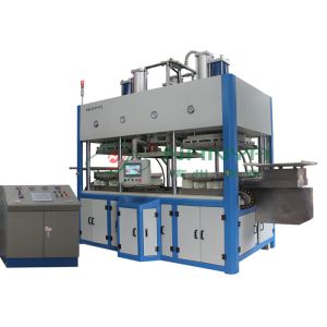China Thermoforming Paper Pulp Molding Equipment For Top Grade Fine Molded Pulp Products on sale