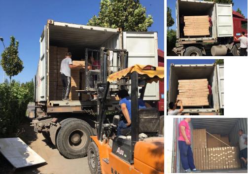 Industrial Particle Board Bedroom Furniture White Sliding Door Wardrobe