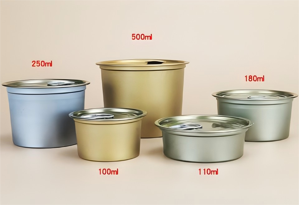 185ml Stackable Two piece Tin Can ( 83mm Dia. × 46mm Ht.)& Optimized for Staple