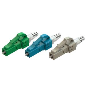 Duplex LC UPC Connector 3mm Beige Multimode Fiber Connector kits with ceramic