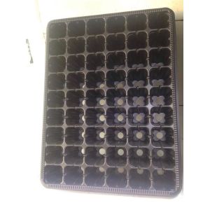 72 Hole Microgreen Hydroponic Growing Plastic Planting Tray With Drain Hole