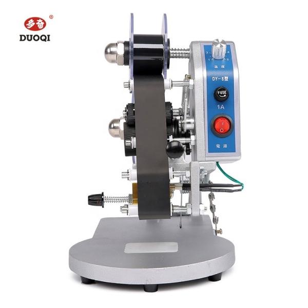 Quality DY-8 Manual Hot Stamp Ribbon Printer Machine Industrial For Expiry Date Coding wholesale