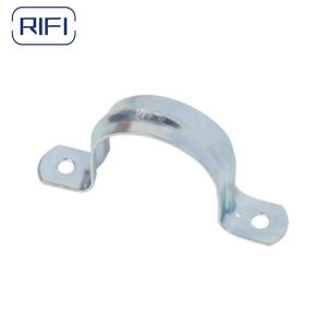 EMT Conduit Fittings Galvanized Saddle Clamp 2 Hole Strap EMT Conduit Strap