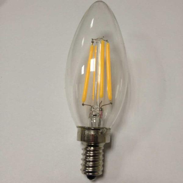 Quality FOR USA ELT C35 E12 led filament candles light bulb 110V-130V 2200k clear glass China factory wholesale