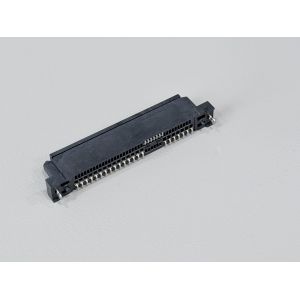 SAS 29P Female Connector, SMT, Gold-Plated 30U", PCB Mount, High-Speed Signal