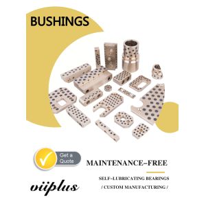 C90500 Alloy C905 High Tin Bronze Gleitlager , Graphite Plugged Bronze Bushings