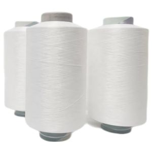 300D/96F NIM Raw White DTY Polyester Yarn For Knitting ,Weaving