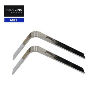 Durable Barber Chair Stainless Steel Handrail With Bright Colour 600 X 60 X 10mm