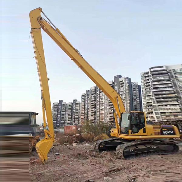 Quality CAT320 PC200 4 Ton Long Reach Excavator For Heavy Duty Construction , Excavator Boom And Stick With Oil Cylinder wholesale