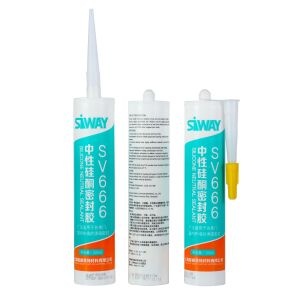 Uv Resistance Neutral Silicone Sealant For Glass 300ml Cartridge Sv-666