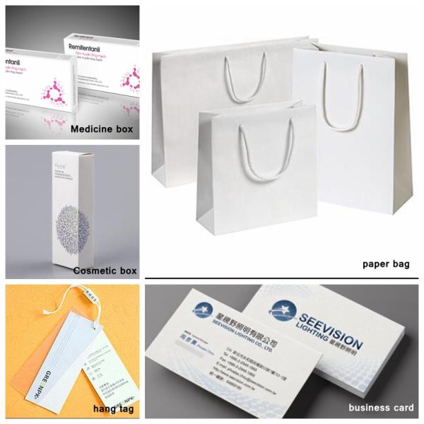 FBB IVORY BOARD One Sided Coated White FBB Paperboard 250GSM Good Printing Effect