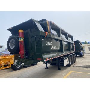 CIMC's Latest Design 4-Axle 60/80 Ton Dump Semi Trailer with Max Payload 30000
