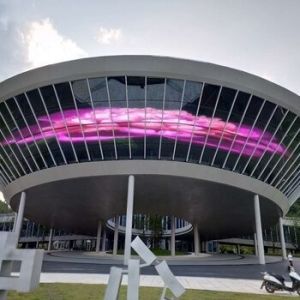 Outdoor Transparent Advertising LED Video Wall Panel With SDK Function