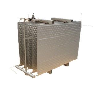 Cheap ISO SS Dimple Plate Heat Exchanger With Wide Tubes for sale