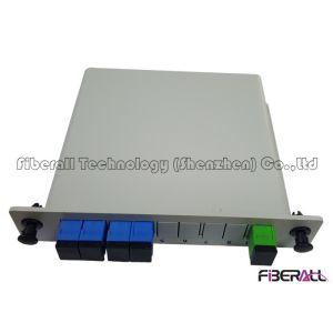 Single Mode Optical Fiber Splitter PLC In LGX Box With G657A1 Fiber And SC / UPC